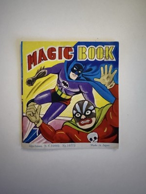 1960 s Japanese Batman & Robin Unused Magic Book *RARE*
