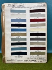 1967 Buick Skylark Riviera La Sabre Wildcat Electra Paint Chips Ditzler PPG