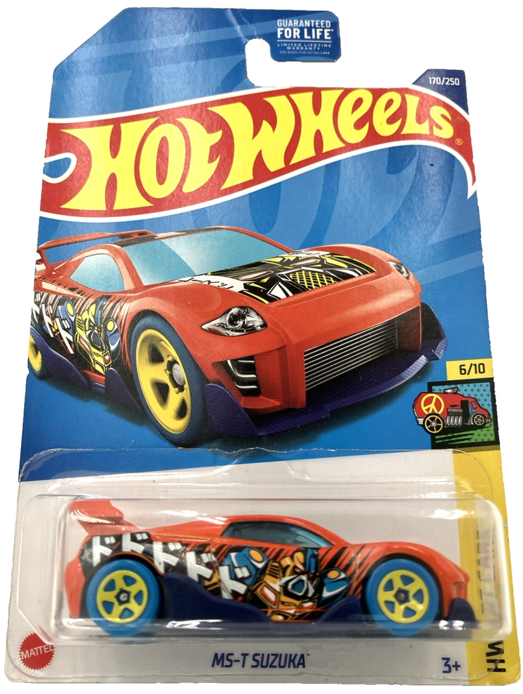 Hot Wheels 2022 HW Art Cars 6/10 MS-T Suzuka 170/250 Orange HCX51 - M9COQ Sealed