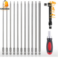 Torx Schraubendreher Set 11 Pcs T6-T40 200Mm S2 Stahl Werkzeug FüR Heimwerker