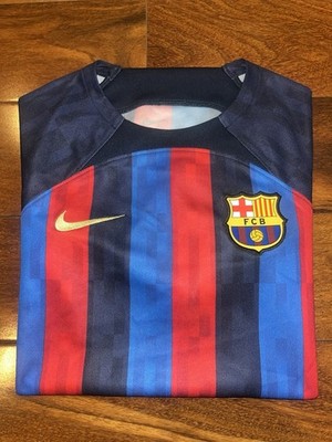 Youth Nike FC Barcelona 2022- 23 Home Soccer Jersey | Medium | Blue