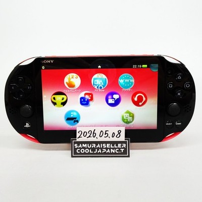 Sony Playstation PS Vita Red Black PCH-2000 Console only PSV Slim