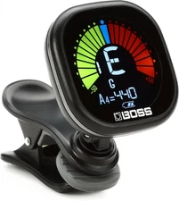 Boss TU-05 Rechargeable Clip-on Chromatic Tuner (2-pack) Bundle