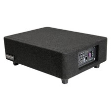 GROUND ZERO GZCS 25SUB-ACT - 25cm Auto Gehäuse Kompakt Aktiv Subwoofer 430W