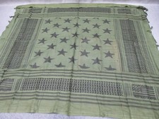 RAPDOM Tactical Shemagh Scarf Stars Olive Green TS5-STARS-OLV New