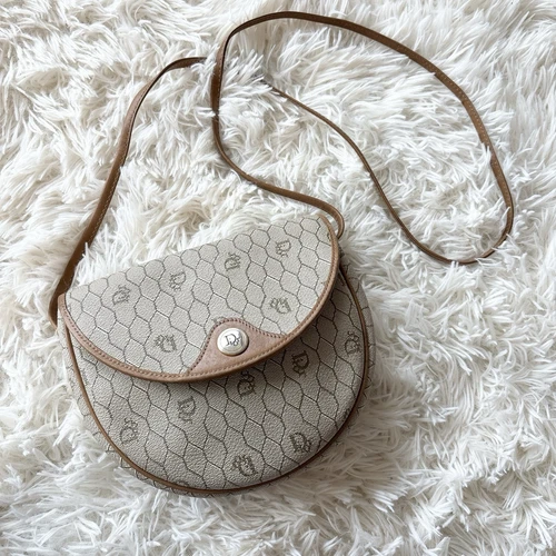 Sac bandoulière Christian Dior nid d'abeille vintage