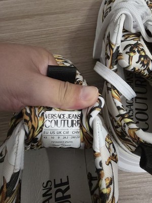 Versace Jeans Couture White Regalia Baroque Speedtrack Sneakers