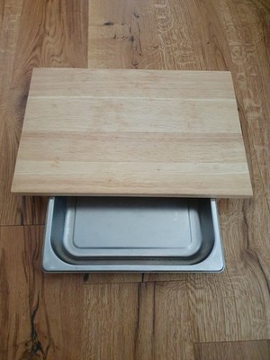 Schneidebrett mit Auffangschale 45x30 Behälter Kitchen Tchibo