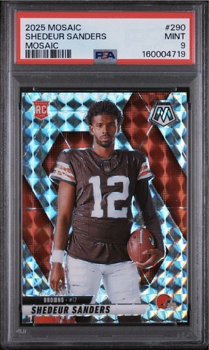 2025 Panini Mosaic - Rookies Shedeur Sanders #290 Mosaic Prizm (RC)