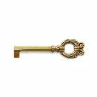 Furniture key antique style furniture burnished replacement key blank brass patina