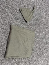 Kids 2pc olive green swaddle set