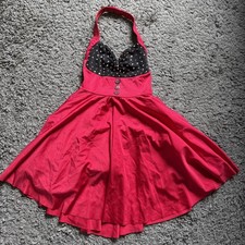 Kelle Girls Red Dancewear Competition Outfit, size MC Medium Child - EUC