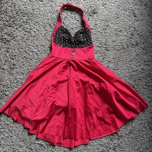 Kelle Girls Red Dancewear Competition Outfit, size MC Medium Child - EUC!