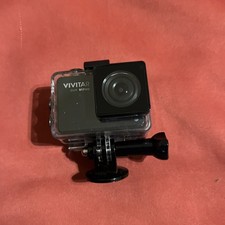 Vivitar DVR917hd 16MP 4K Action Camera DVR917HD-BLK and Case