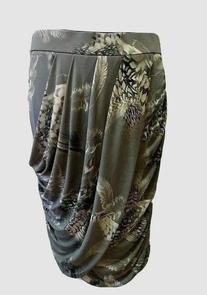 Women Marc Cain Skirt Grey 38 / M / 46
