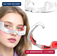 Red Light Eye Massager,Red Light Glasses,Under Eye Light Therapy Device,Red Ligh