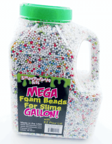 Colored Foam Beads for Slime  1 GALLON!!! - Picture 1 of 2