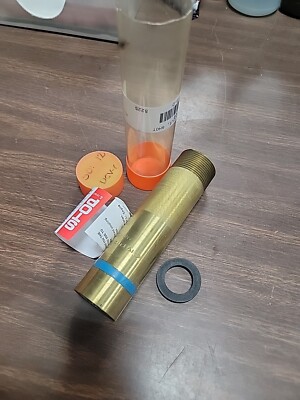 Empire DiCarb Venturi TC Lined Nozzle, Brass Jacketed with 1-1/4  NPT Brass