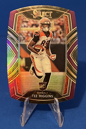 2020 Panini Select Tee Higgins Rookie Card Premier Diecut Purple RC #260 BV $30
