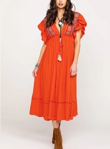 free people will wait for you midi dress