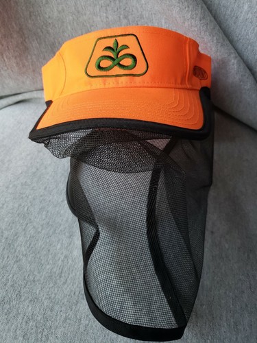 PIONEER Seed DuPont Logo Orange Visor with vented shield Hat Cap Golf Adjustable - 第 1/4 張圖片