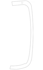 Jaguar XJ Vent Gasket C2C31815 GENUINE