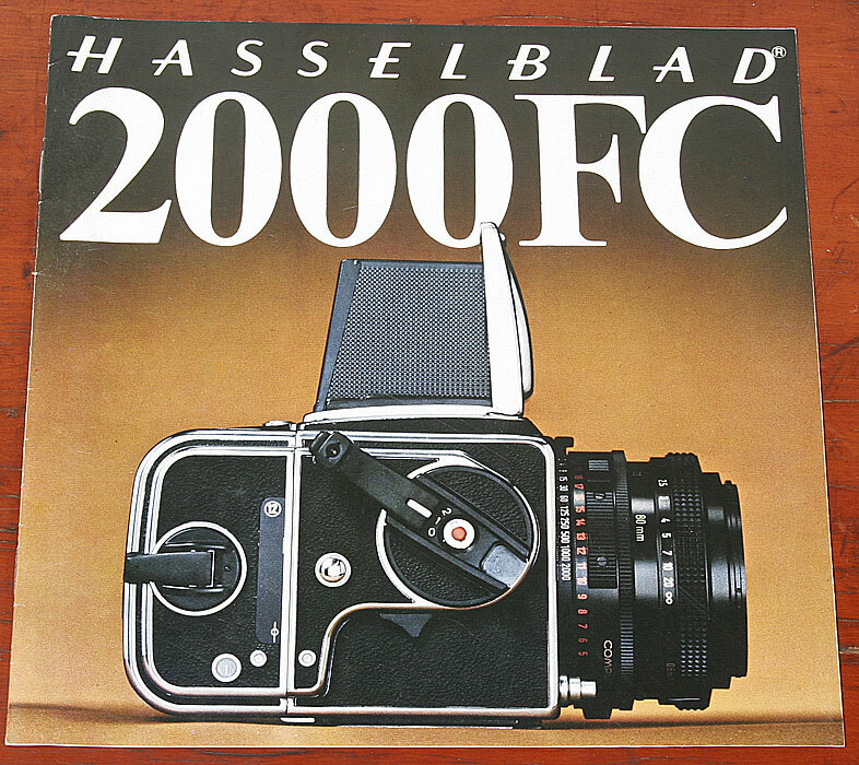 HASSELBLAD 2000FC SALES BROCHURE/124848 | eBay