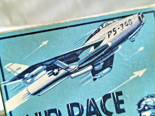 (1950-1953 Korean War) Cigarette Packet F-86 SABRE FIGHTER named "AIR RACE" - Picture 3 of 10