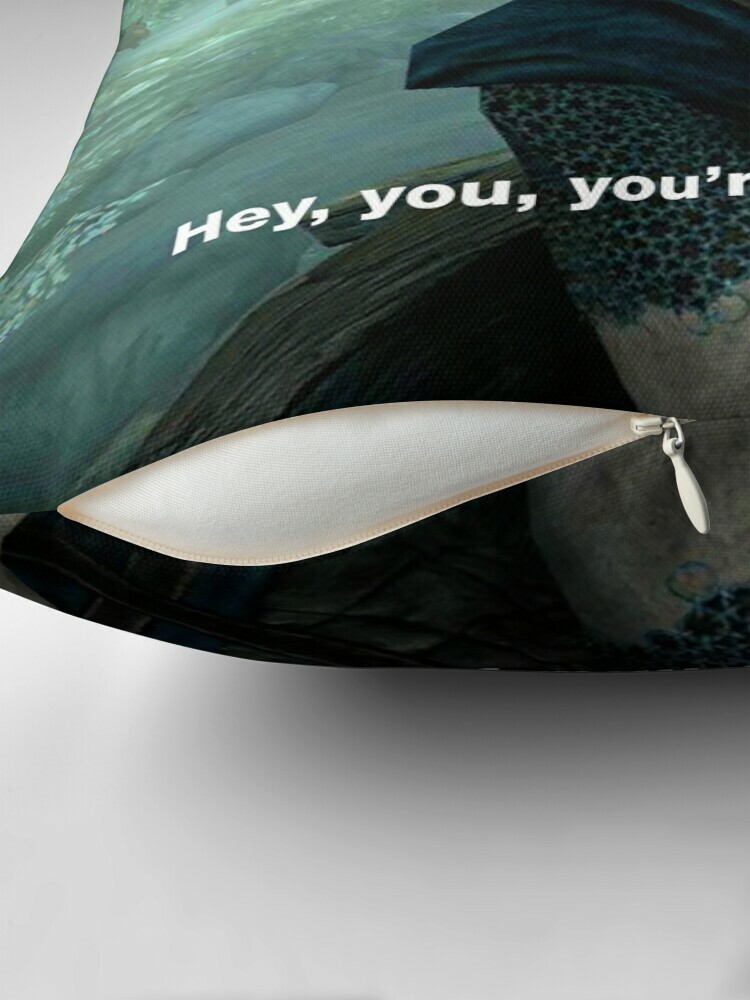 Hey You You're Finally Awake Skyrim Meme Pillow Case, Skyrim Pillow