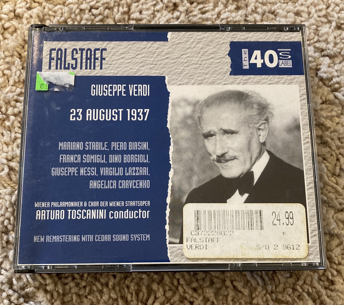 Falstaff - Giuseppe Verdi - 2 CD Set | eBay