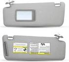 Gray Left Driver Side Sun Visor For 2010-2022 Toyota 4runner 7432035A91B1