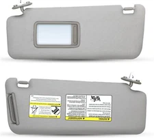 Gray Left Driver Side Sun Visor For 2010-2022 Toyota 4runner 7432035A91B1 