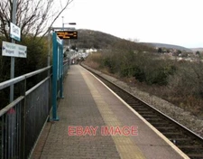 PHOTO  GARTH RAILWAY STATION ONE OF TWO STATIONS ON THE NATIONAL RAILWAY NETWORK