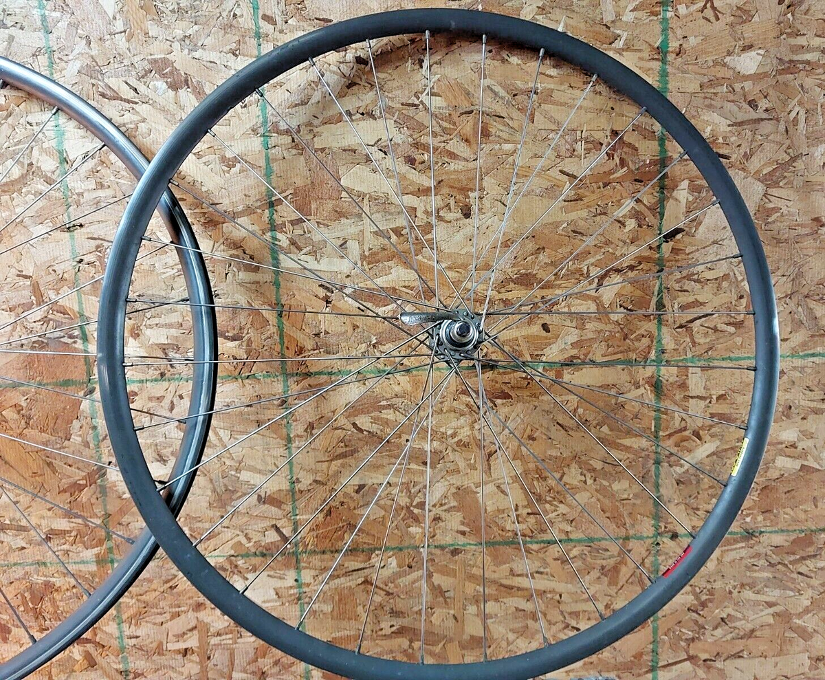 Shimano 600 Tricolor 700c Road Bike Wheel Set Freehub OLW130/100