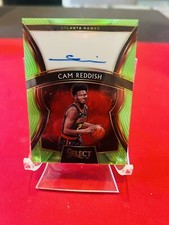 2019 Panini Select Cam Reddish Rookie Signature Neon Green Prizm /99 