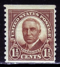 #686 WARREN G. HARDING.  FINE-VERY FINE NEVER HINGED OG. SCV $2.60