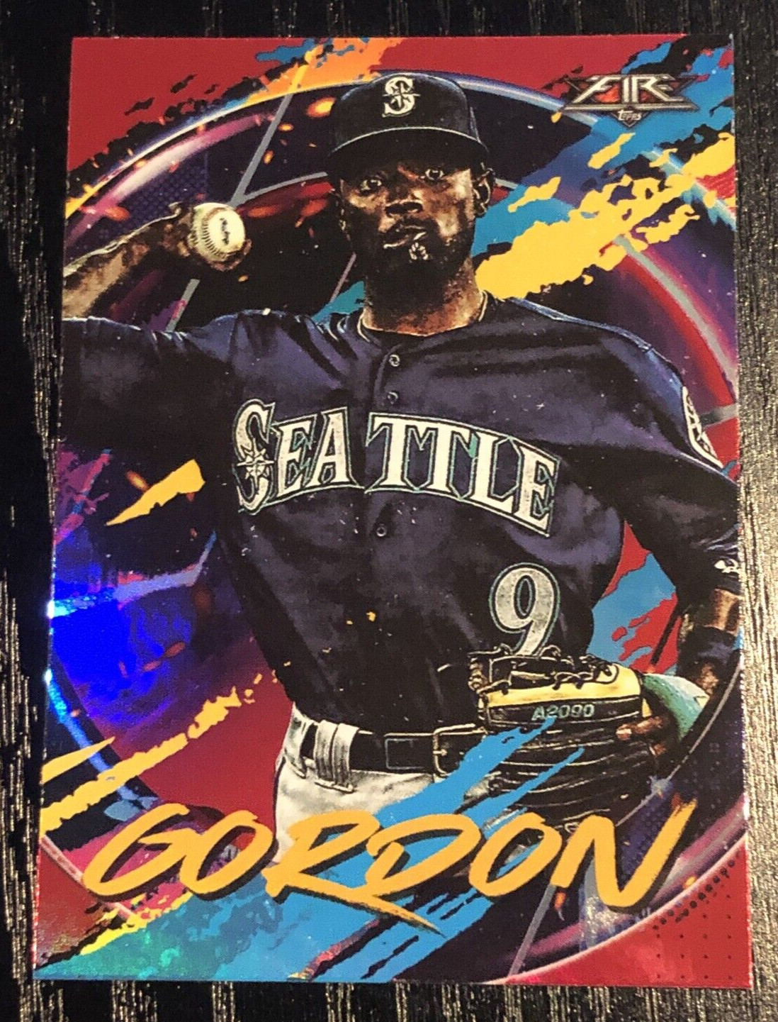 2020 Topps Fire Red Flame #92 Dee Gordon
