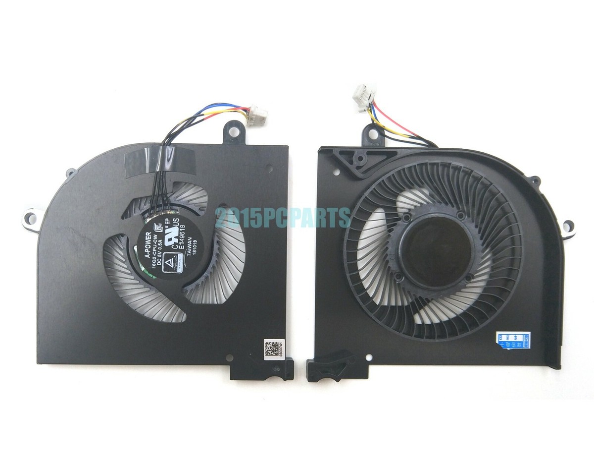 Ventilateur de Refroidissement CPU GPU pour MSI Gs65 MS 16Q2, pour 16q2 Cpu Cw, pour 16q2 Gpu Cw
