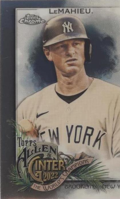 2022 Topps Allen & Ginter Chrome DJ LeMahieu #164 - 1 of 2