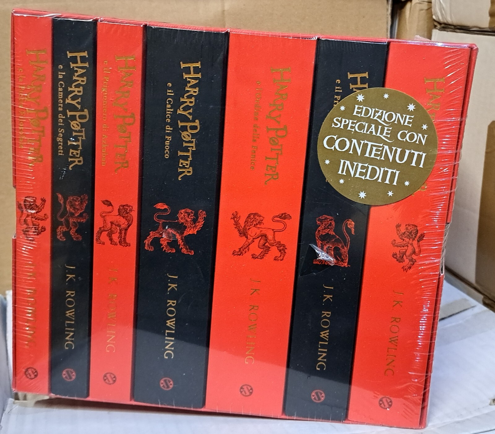 Harry Potter - La serie completa Grifondoro -  cofanetto 7 libri J.K.Rowling