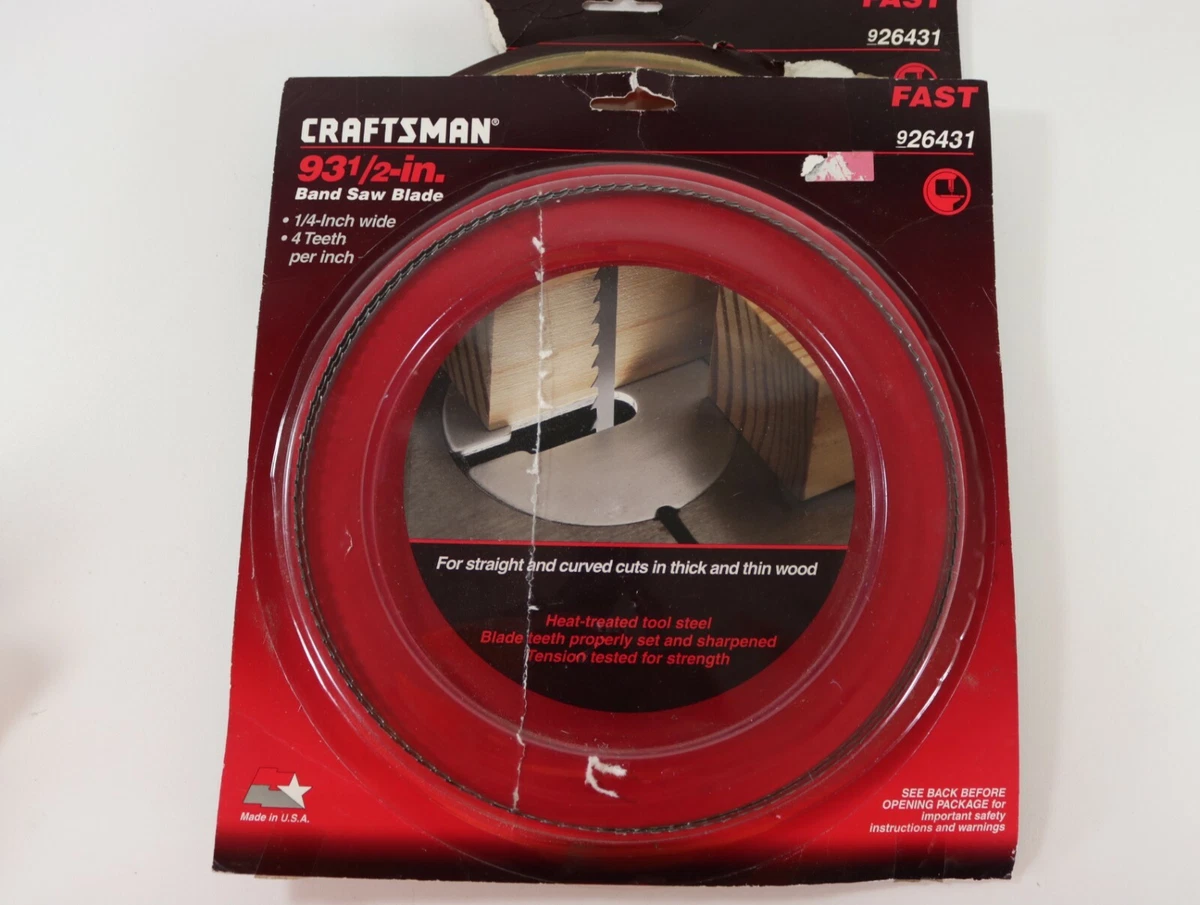 Craftsman band saw blades deals