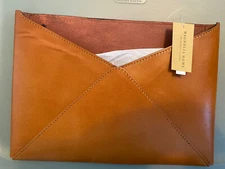 Magnolia Home Leather Wall Pocket Office Organizer Mail Saddle Lola JoannaGaines