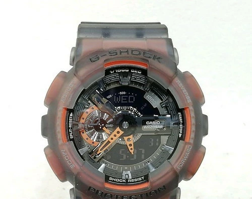 Casio G-SHOCK GA-110LS-1A Skeleton Color Anadigmatic Mens Watch 
