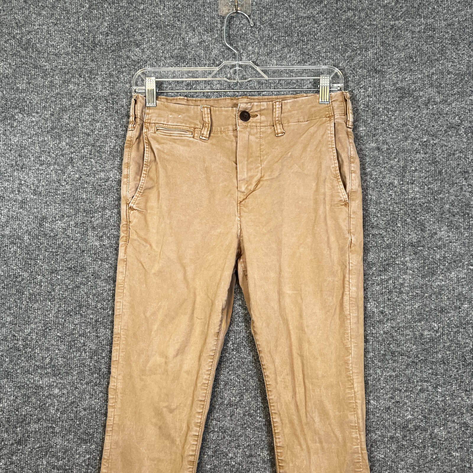 American Eagle Pants Mens 29×30 Beige Skinny Flex Straight Leg Chinos