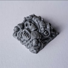 Handmade Skull Resin Keycap Artisan Key cap For MX switch Mechanical keyboard