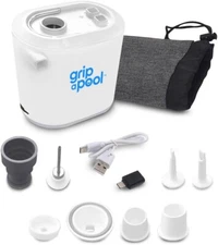 Mini Air Pump for Intex Inflatable Air Mattress Bed Boat float & camping light