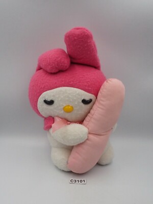 My Melody C3101-B Sanrio Eikoh 1999 Sleeping Plush 8'' Stuffed Toy Doll Japan