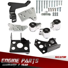 Engine Mount Bracket Kit For K-Swap EK Chassis Civic K20 K24 K-Series 1996-2000