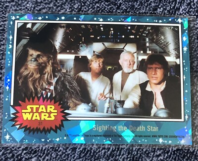 2022 Topps Chrome Sapphire Star Wars - #31 - Sighting the Death