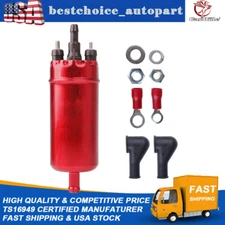 45-125psi High Pressure External Inline EFI Fuel Pump Replaces for Walbro RED